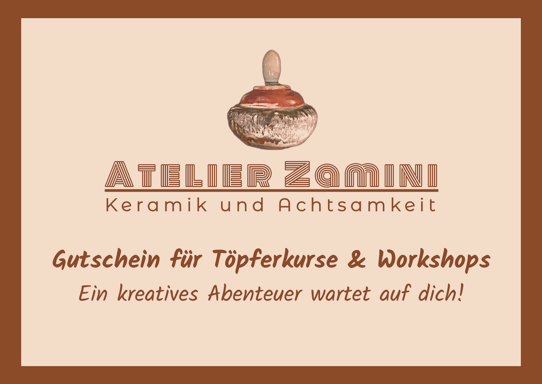 Vorschau: Töpferkurs & Workshop